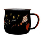 Wolfkamp & Stone Enamel Mugs, Matariki, Set of 2