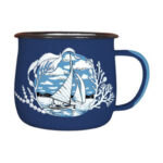 Wolfkamp & Stone Enamel Mugs, P Class, Set of 2