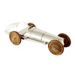 Aluminium & Wood Decorative Retro Car