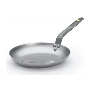 De Buyer Steel Omelette Frypan, Mineral B, 24cm