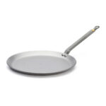 De Buyer Steel Pancake Pan, Mineral B, 24cm