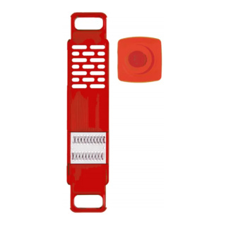 Kuhn Rikon Grater/Julienne Mandoline, Red