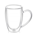 Wilmax Double Wall Mug, Thermo-Glass, 250ml, Set of 2