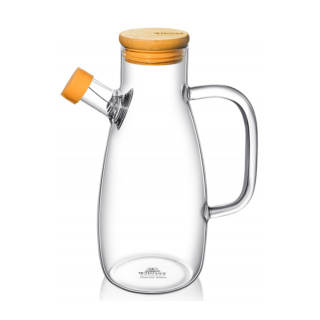 Wilmax Oil Bottle, Thermo-glass, Taper, 1000ml