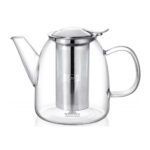 Wilmax Teapot with Stainless Steel Infuser, Thermo-Glass, Urn, 1450ml