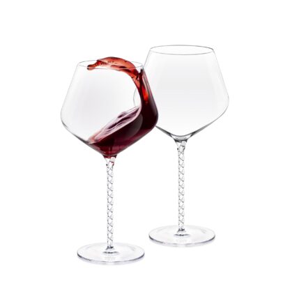 Wilmax Crystalline Wine Glass, Julia, 950ml, Set of 2 - Image 2