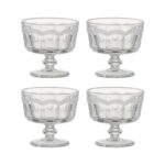 Artland Pearl Ridge Trifle Bowls, Mini, Set of 4