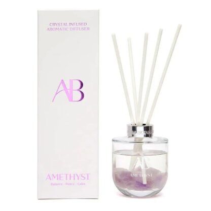 AromaBotanical Crystal Infused Diffuser: Amethyst, 200ml - Image 2