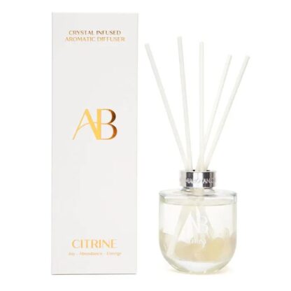 AromaBotanical Crystal Infused Diffuser: Citrine, 200ml - Image 2