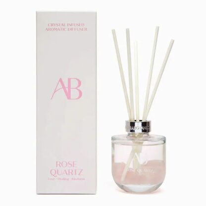 AromaBotanical Crystal Infused Diffuser: Rose Quartz, 200ml - Image 2