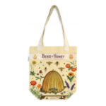 Cavallini & Co Tote Bag: Bees & Honey