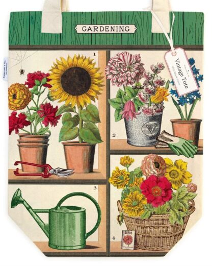 Cavallini & Co Tote Bag: Gardening - Image 3