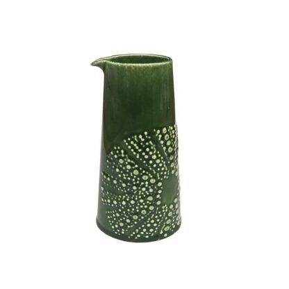 Jo Luping Design Porcelain Jug: Kina Green - Image 2