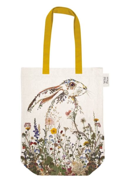 Museums & Galleries Tote Bag: Wildflower Hare - Image 2