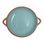 Dexam Sintra Glazed Terracotta Tapas Dish, Duck Egg, Large