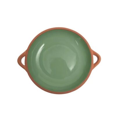 Dexam Sintra Glazed Terracotta Tapas Dish, Green, Large - Image 4