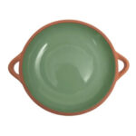 Dexam Sintra Glazed Terracotta Tapas Dish, Green, Large
