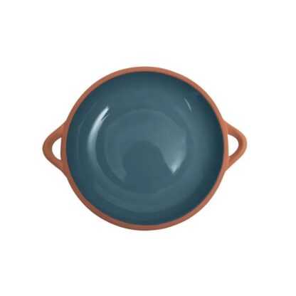 Dexam Sintra Glazed Terracotta Tapas Dish, Ink Blue, Large - Image 4