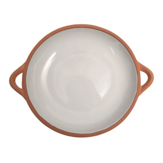 Dexam Sintra Glazed Terracotta Tapas Dish, Stone, Large