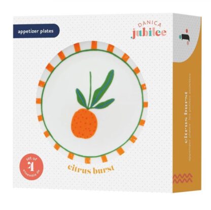 Danica Studio Appetizer Plates, Citrus Burst, Set of 4 - Image 4