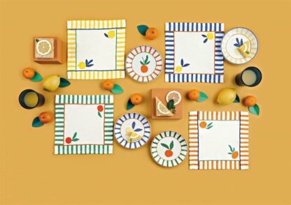 Danica Studio Appetizer Plates, Citrus Burst, Set of 4 - Image 3
