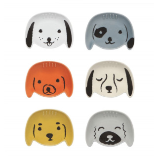 Danica Studio Pinch Bowls, Puppy Love, Set of 6