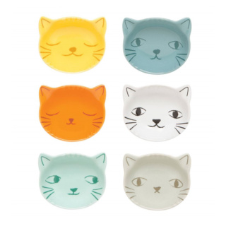 Danica Studio Pinch Bowls, Purrfect, Set of 6