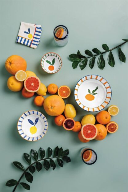Danica Studio Stamped Bowl, Citrus Burst, Small, Set of 3 - Image 3