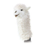 Folkmanis Puppet: Alpaca Stage Puppet