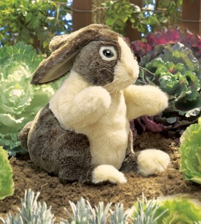 Folkmanis Puppet: Dutch Rabbit - Image 2