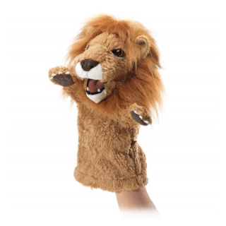 Folkmanis Puppet: Lion Stage Puppet