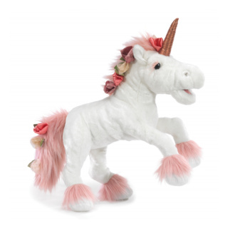 Folkmanis Puppet: Music Box Unicorn