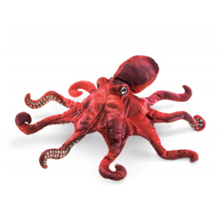 Folkmanis Puppet: Red Octopus