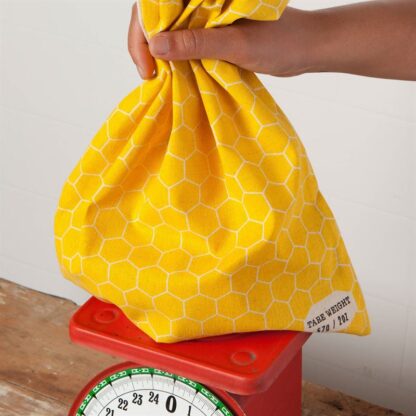 Now Designs 100% Cotton Produce Bags, Busy Bee, Set of 3 - Image 4
