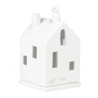 Räder Porcelain Tealight House, Cat on Roof