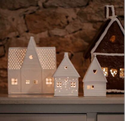 Räder Porcelain Tealight House, Gingerbread, Large - Image 3