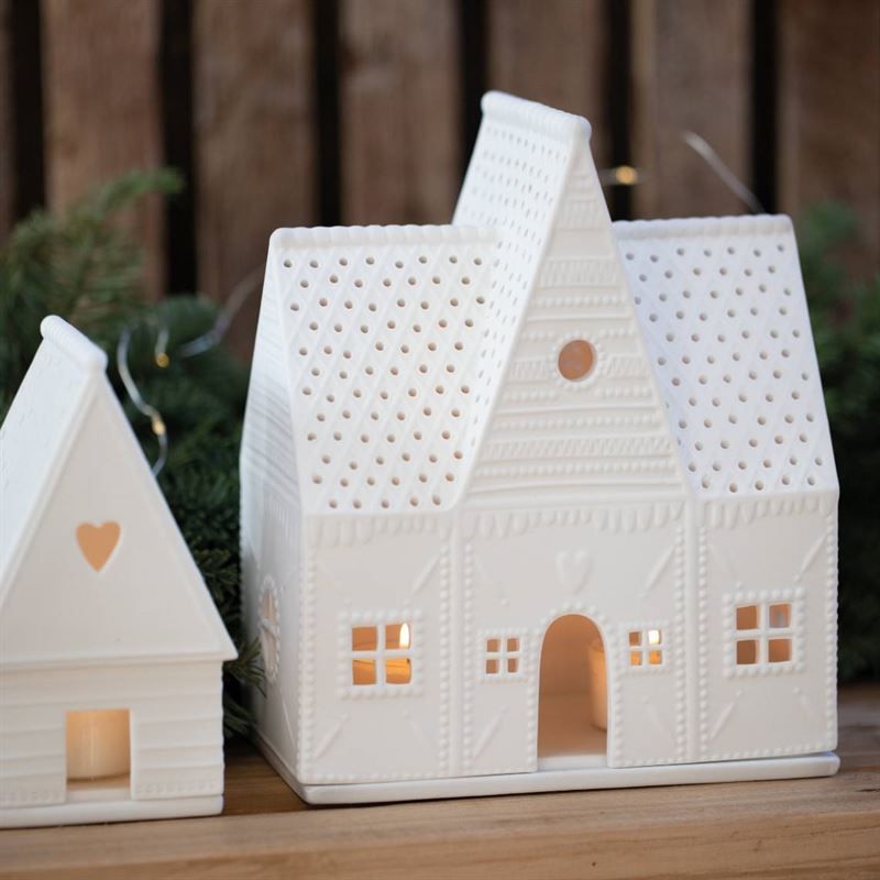 Räder Porcelain Tealight House, Gingerbread, Large - Image 3