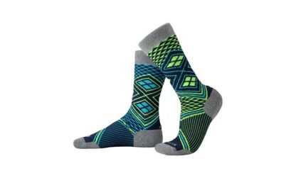 Solmate Socks: Adult Performance Crew Socks, Lime, Medium Large - Image 5