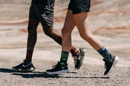 Solmate Socks: Adult Performance Crew Socks, Lime, Medium Large - Image 3