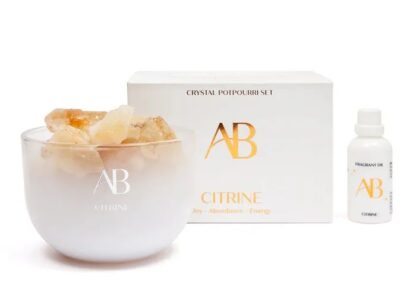 AromaBotanicals Crystal Potpourri Set, Citrine, 1kg - Image 2