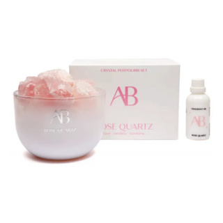 AromaBotanicals Crystal Potpourri Set, Rose Quartz, 1kg