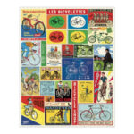 Cavallini & Co Vintage Puzzle, 1,000pc, Bicycles