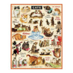 Cavallini & Co Vintage Puzzle, 1,000pc, Cats