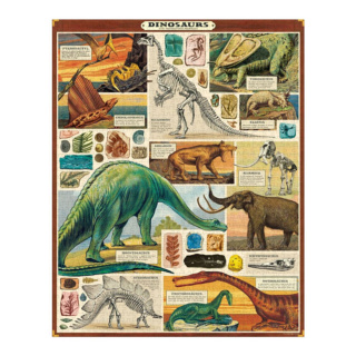 Cavallini & Co Vintage Puzzle, 1,000pc, Dinosaurs