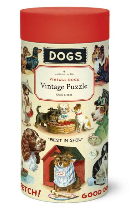 Cavallini & Co Vintage Puzzle, 1,000pc, Dogs - Image 3
