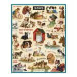 Cavallini & Co Vintage Puzzle, 1,000pc, Dogs