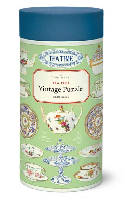 Cavallini & Co Vintage Puzzle, 1,000pc, Tea Time - Image 5