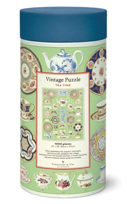 Cavallini & Co Vintage Puzzle, 1,000pc, Tea Time - Image 3