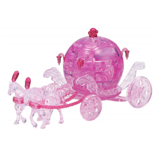 Crystal Puzzle: Royal Carriage, Pink