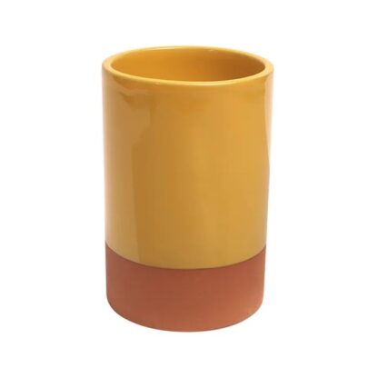 Dexam Sintra Glazed Terracotta Wine Cooler, Ocre - Image 5